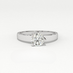 Aarinya Intertwined Lab-Diamond Solitaire Ring, The Vortex Lab-Grown Solitaire Ring