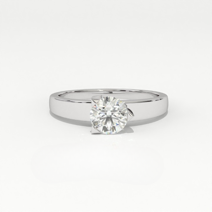 Aarinya Intertwined Lab-Diamond Solitaire Ring, The Vortex Lab-Grown Solitaire Ring