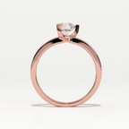 Aarinya Intertwined Lab-Diamond Solitaire Ring, The Vortex Lab-Grown Solitaire Ring