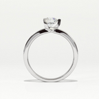 Aarinya Intertwined Lab-Diamond Solitaire Ring, The Vortex Lab-Grown Solitaire Ring