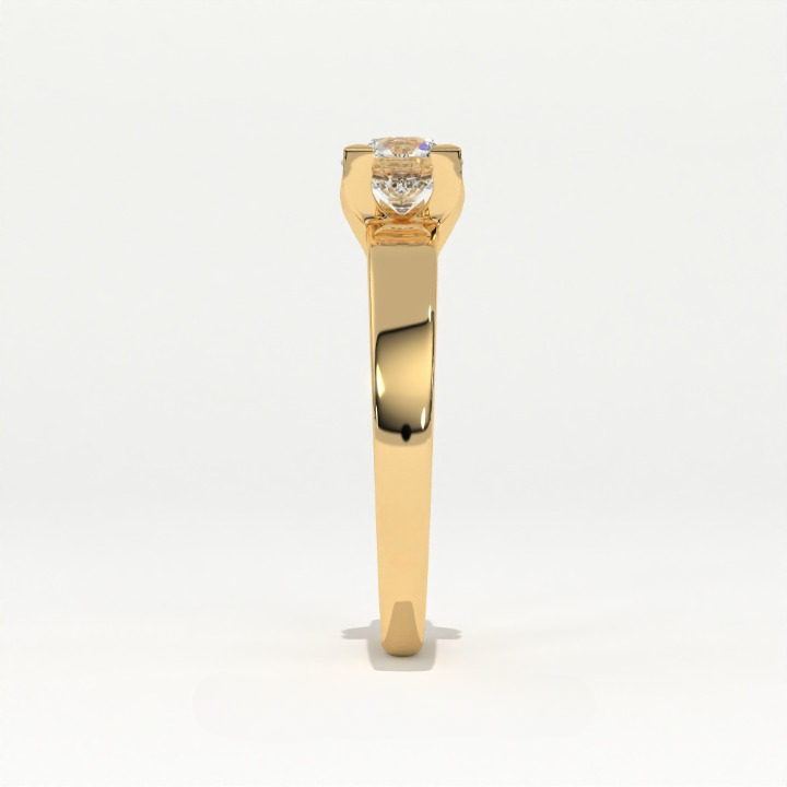 Aarinya Intertwined Lab-Diamond Solitaire Ring, The Vortex Lab-Grown Solitaire Ring