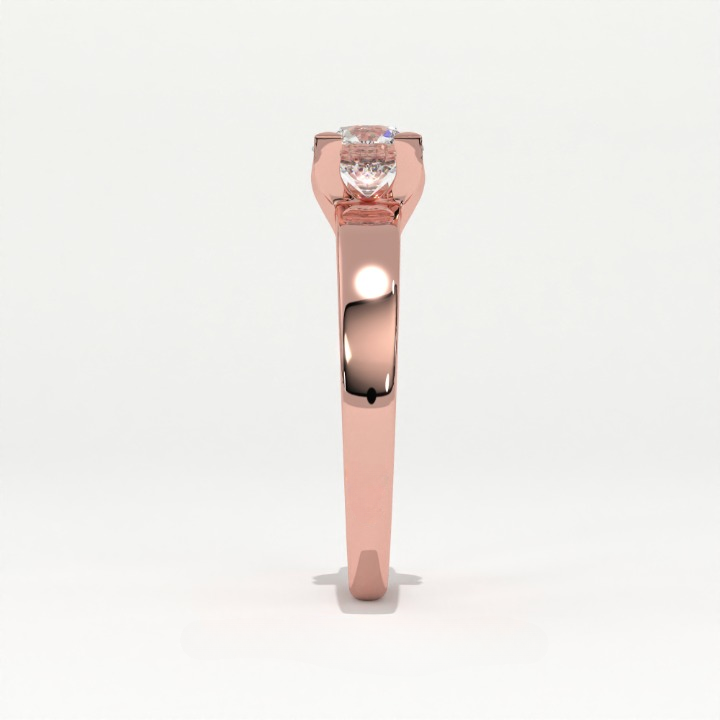 Aarinya Intertwined Lab-Diamond Solitaire Ring, The Vortex Lab-Grown Solitaire Ring