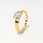Aarinya Intertwined Lab-Diamond Solitaire Ring, The Vortex Lab-Grown Solitaire Ring