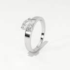 Aarinya Intertwined Lab-Diamond Solitaire Ring, The Vortex Lab-Grown Solitaire Ring