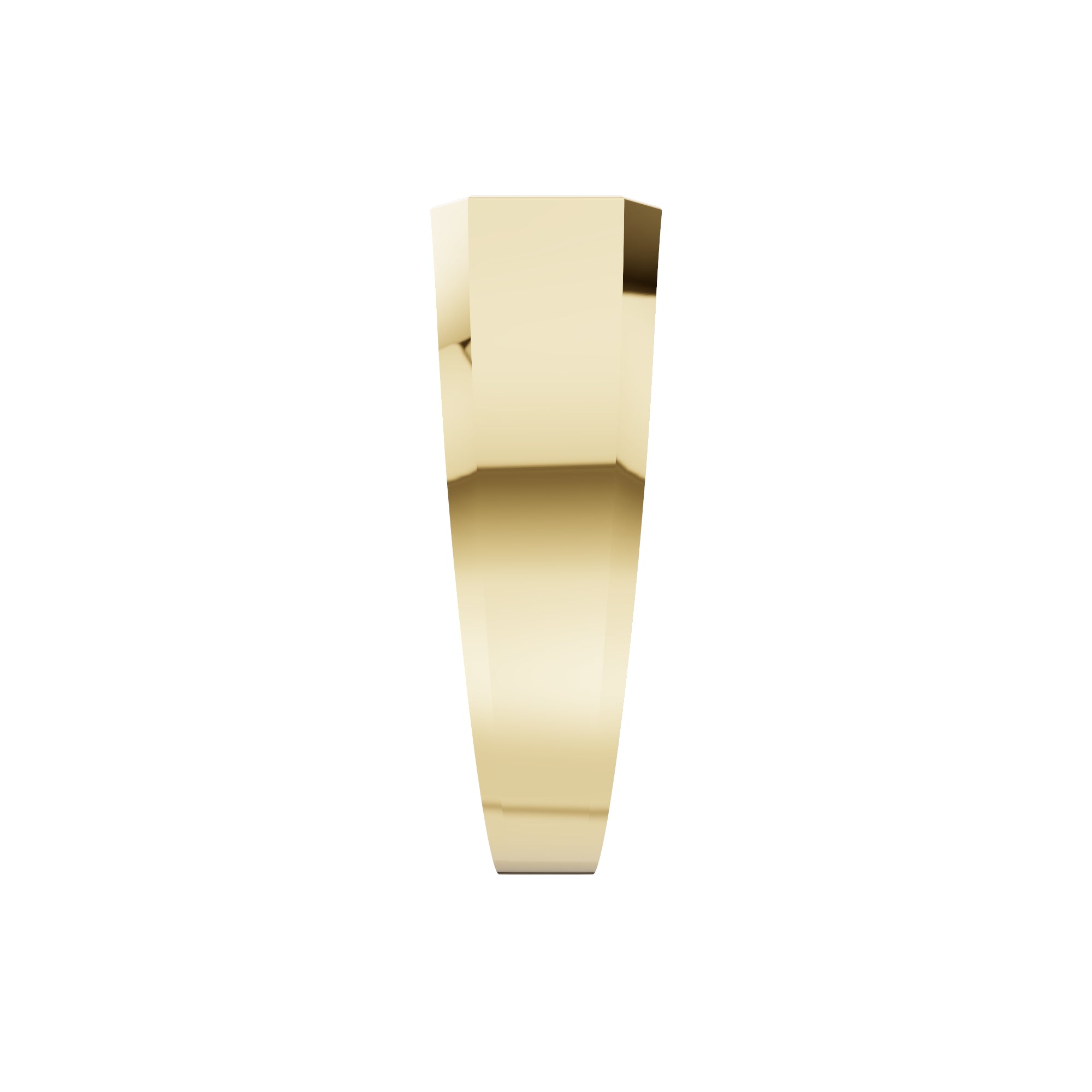 Aarinya Bezel 2.5 Carat Lab-Grown Diamond Solitaire Ring, The Vanguard Men's Emerald-Cut Signet