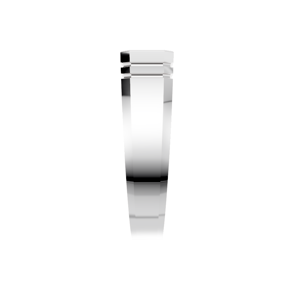 Aarinya Signet 2 Carat  Premium Lab-Grown Diamond Solitaire Ring, Emerald Cut Diamond Solitiare Ring
