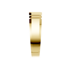 Aarinya Signet 2 Carat  Premium Lab-Grown Diamond Solitaire Ring, Emerald Cut Diamond Solitiare Ring