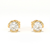 Aarinya Helix Modern Diamond Tops, The Contemporary Swirl Tops Earrings