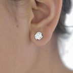 Aarinya Helix Modern Diamond Tops, The Contemporary Swirl Tops Earrings