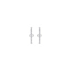 Aarinya Straight-Line Micro-Pave Diamond Bar Earrings