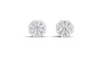 Aarinya Nexus Geometric Earrings, The Prism Spokes Lab-Diamond Tops Earrings