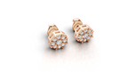 Aarinya Nexus Geometric Earrings, The Prism Spokes Lab-Diamond Tops Earrings