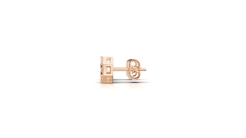 Aarinya Nexus Geometric Earrings, The Prism Spokes Lab-Diamond