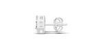 Aarinya Nexus Geometric Earrings, The Prism Spokes Lab-Diamond Tops Earrings