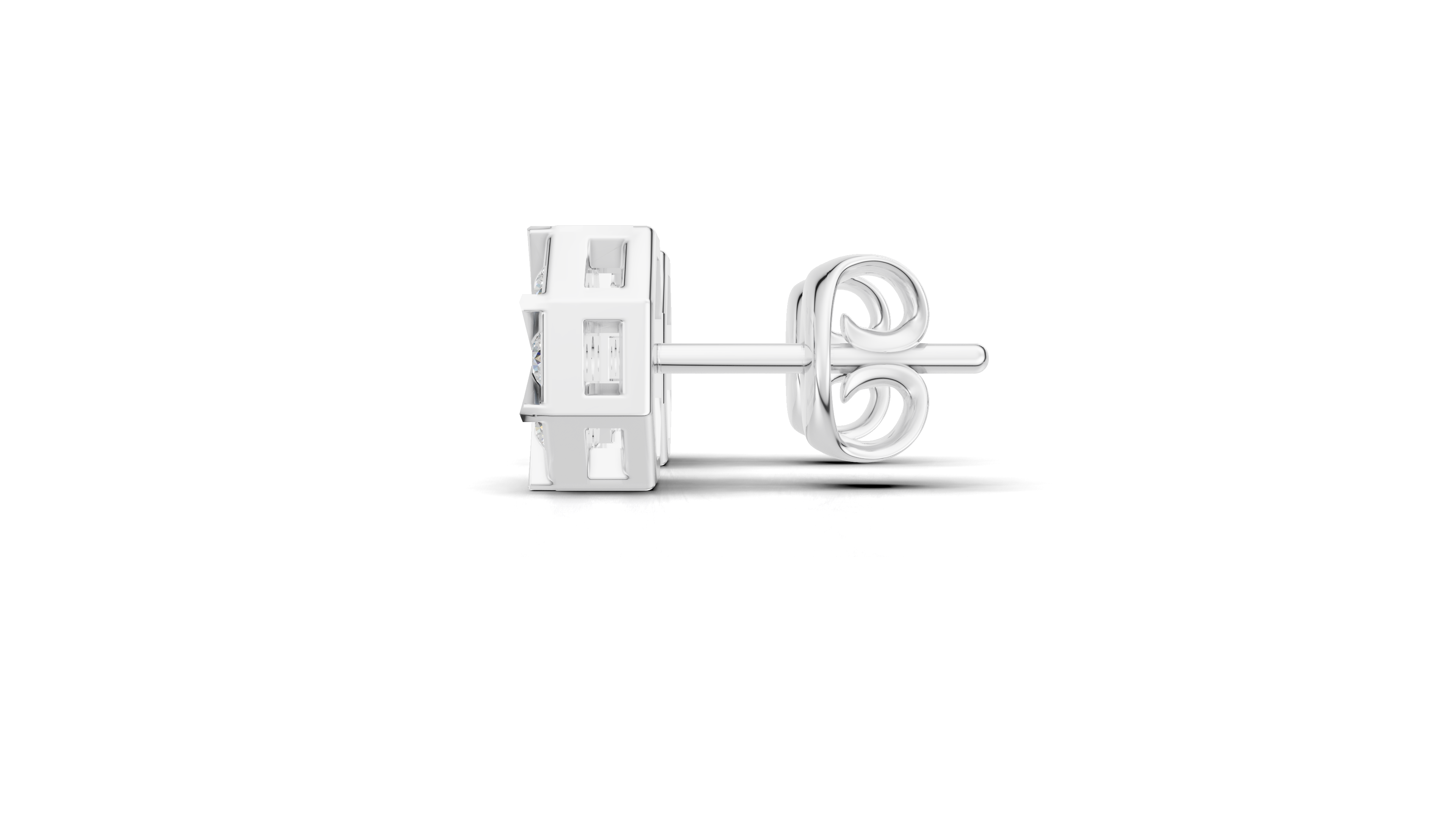 Aarinya Nexus Geometric Earrings, The Prism Spokes Lab-Diamond Tops Earrings