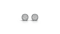 Aarinya Astra Fluted Diamond Starburst Halo Tops Earring
