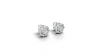 Aarinya Stella Web Lab-Diamond Tops Earrings, The Empress Octagon Lab-Grown Diamond Tops Earrings