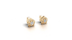 Aarinya Pentas Star Lab-Grown Diamond Tops Earrings, Astra Pentagon Studs Earrings