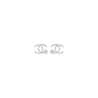 Aarinya Interlocking Arc Pave Diamond Tops Earrings