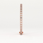 Aarinya Round Brilliant-Cut Lab-Grown Diamond Single-Line Tennis Bracelet