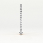 Aarinya Round Brilliant-Cut Lab-Grown Diamond Single-Line Tennis Bracelet