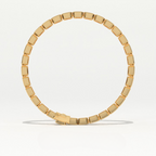Aarinya Lab-Grown Diamond Bezel Tennis Bracelet, The Centurion Minimalist Horizon-Link Bracelet