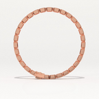 Aarinya Lab-Grown Diamond Bezel Tennis Bracelet, The Centurion Minimalist Horizon-Link Bracelet