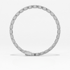 Aarinya Lab-Grown Diamond Bezel Tennis Bracelet, The Centurion Minimalist Horizon-Link Bracelet