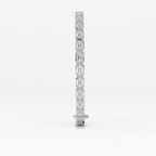 Aarinya Lab-Grown Diamond Bezel Tennis Bracelet, The Centurion Minimalist Horizon-Link Bracelet
