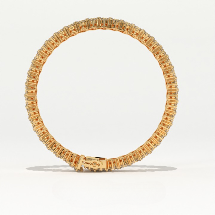 Aarinya Lab-Grown Diamond Triple-Row Eternity Tennis Bracelet, The Vantage Tri-Line Infinite Diamond Statement Bracelet