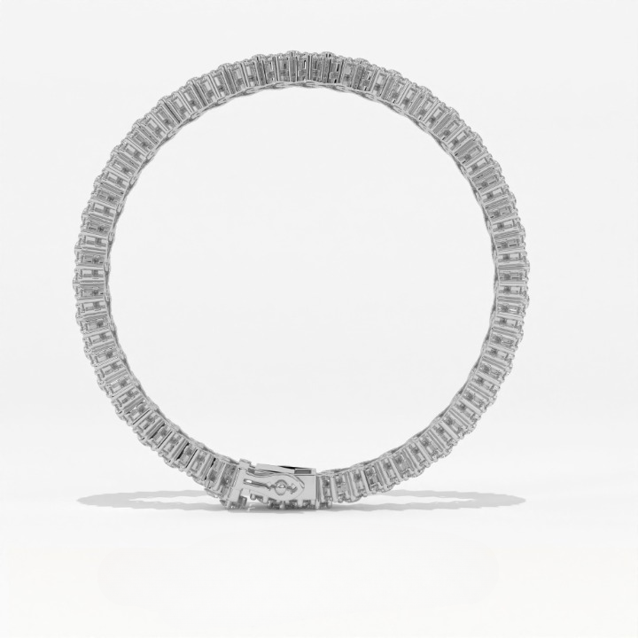 Aarinya Lab-Grown Diamond Triple-Row Eternity Tennis Bracelet, The Vantage Tri-Line Infinite Diamond Statement Bracelet