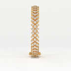 Aarinya Lab-Grown Diamond Triple-Row Eternity Tennis Bracelet, The Vantage Tri-Line Infinite Diamond Statement Bracelet