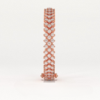 Aarinya Lab-Grown Diamond Triple-Row Eternity Tennis Bracelet, The Vantage Tri-Line Infinite Diamond Statement Bracelet