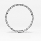 Aarinya Lab-Grown Diamond Wave-Link Eternity Tennis Bracelet, The Centurion Minimalist S-Scroll Interlocking Ribbon Bracelet