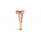 Aarinya Pear & Emerald-Cut Lab-Grown Diamond Toi et Moi Ring, The Vantage Silhouette Dual-Aura Bypass Statement Ring