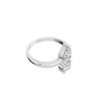 Aarinya Duo-Stone Pear and Round Diamond Toi et Moi Ring, The Duo Pear & Round Toi et Moi Ring