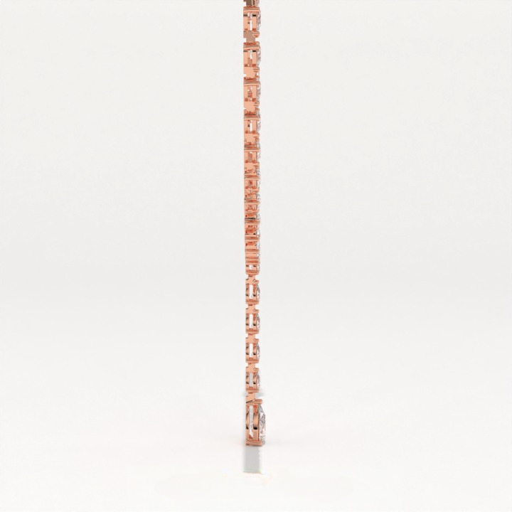 Aarinya Pear-Cut Lab-Grown Diamond Y-Drop Tennis Necklace, The Centurion Cascade Teardrop Lariat Necklace