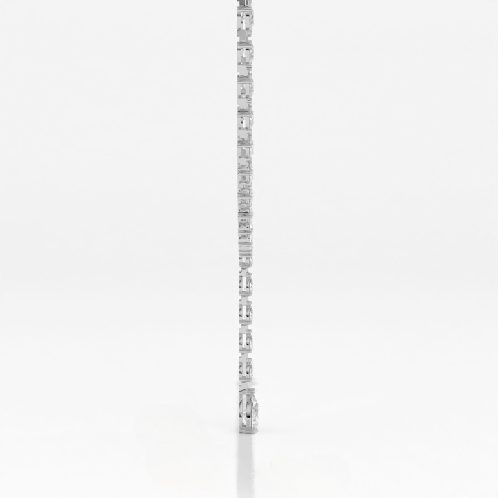 Aarinya Pear-Cut Lab-Grown Diamond Y-Drop Tennis Necklace, The Centurion Cascade Teardrop Lariat Necklace