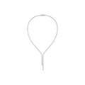 Aarinya Asymmetric Drop Diamond Tennis Necklace, The Prism Y-Silhouette Diamond Necklace