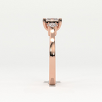 Aarinya Princess Cut Geometric Three-Stone Ring, The Empress Square Trilogy Ring, The Angular Brilliance Chevron Ring