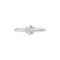 Aarinya Sleek-Set Trio Lab Grown Diamond Ring, The Trinity Flush Three-Stone Diamond Ring
