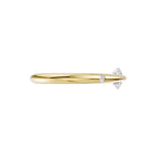 Aarinya Sleek-Set Trio Lab Grown Diamond Ring, The Trinity Flush Three-Stone Diamond Ring