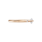 Aarinya Sleek-Set Trio Lab Grown Diamond Ring, The Trinity Flush Three-Stone Diamond Ring