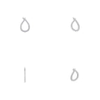 Aarinya Teardrop Pave Lab Grown Diamond Pendant