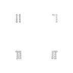Aarinya Lab-Grown Diamond Linear Drop Earrings