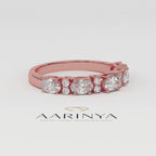 Aarinya Oval & Round Lab-Grown Diamond Band, The Sonata Floating Oval and Round Ring