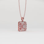 Aarinya Centurion Minimalist Stepped Illusion Cushion Pendant