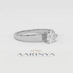 Aarinya Vortex VVS Lab-Grown Solitaire Ring