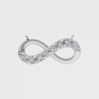 Aarinya Endless Sparkle Infinity Attachment Pendant, The Eternal Infinity Lab Grown Diamond Pendant