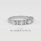 Aarinya Oval & Round Lab-Grown Diamond Band, The Sonata Floating Oval and Round Ring